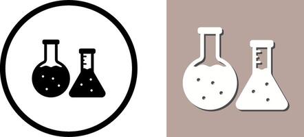 Flask Icon Design vector