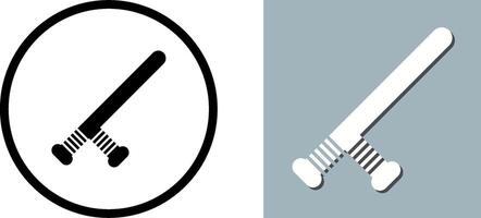 Baton Icon Design vector