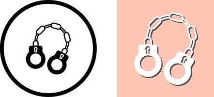 Handcuff Icon Design vector