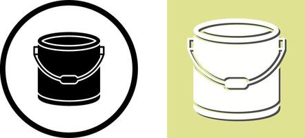 Paint Bucket Icon Design vector