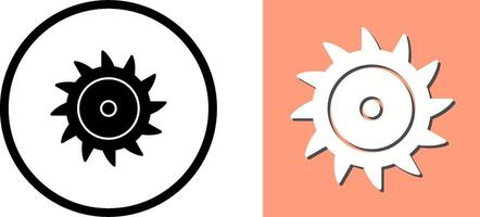 Saw Blade Icon Design vector