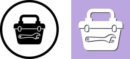 Toolbox Icon Design vector