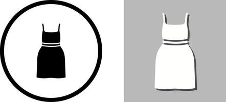 Cocktail Dress Icon Design vector