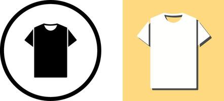 Plain T Shirt Icon Design vector