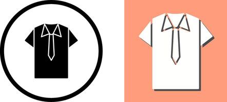 Shirt and Tie Icon Design vector