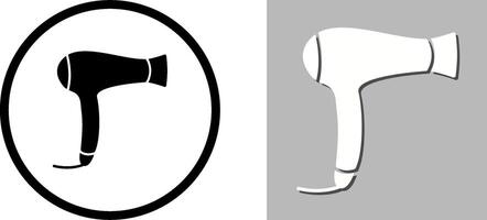 Hair Dryer Icon Design vector