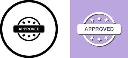 Approved Icon Design vector