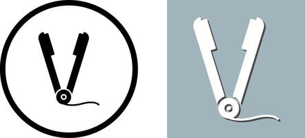 Straightener Icon Design vector