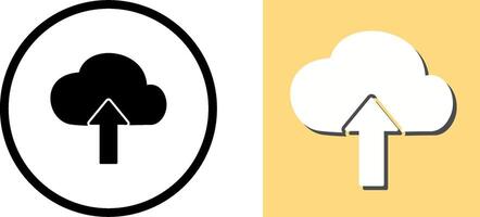 Upload to Cloud Icon Design vector