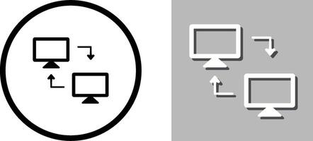 Sharing Systems Icon Design vector