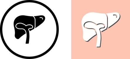 Liver Icon Design vector