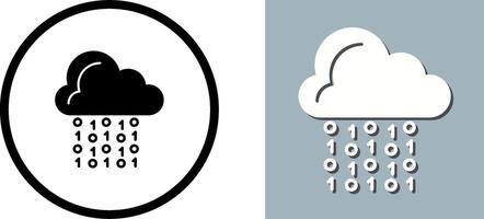 Cloud Coding Icon Design vector
