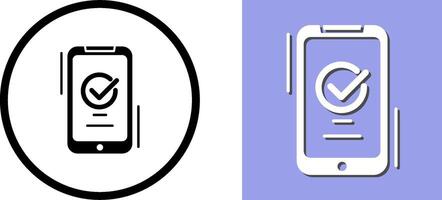 Accepted Icon Design vector