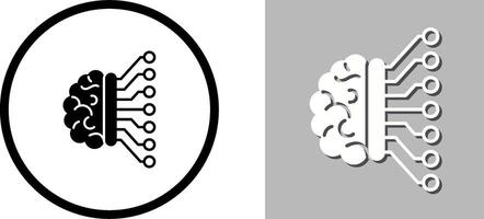 Machine Learning Icon Design vector