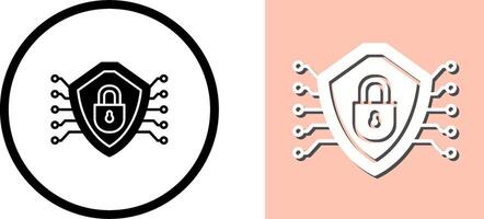 Cyber Security Icon Design vector