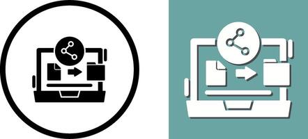 File Share Icon Design vector