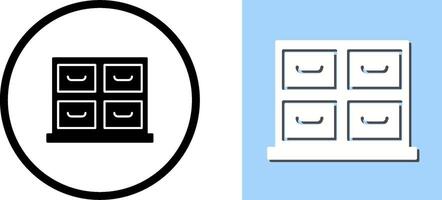 Cabinet Icon Design vector