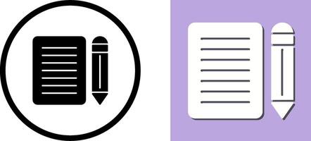 Note Icon Design vector