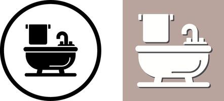 Bathtub Icon Design vector