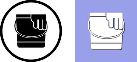 Paint Bucket Icon Design vector