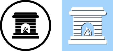 Fireplace Icon Design vector