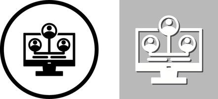 Network Icon Design vector