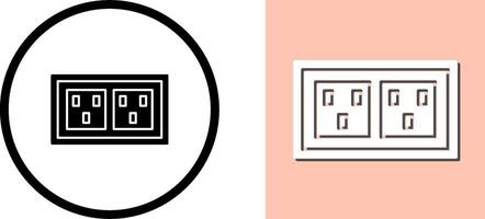 Socket Icon Design vector