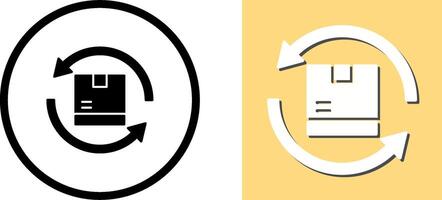 Product Return Icon Design vector