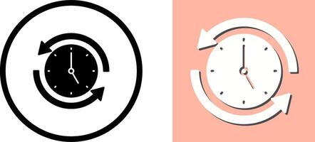 Run Time Icon Design vector