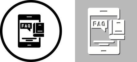 Faq Icon Design vector