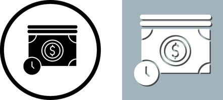 Time is Money Icon Design vector