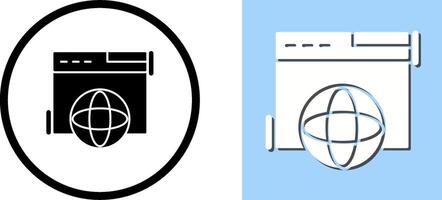 Browser Icon Design vector