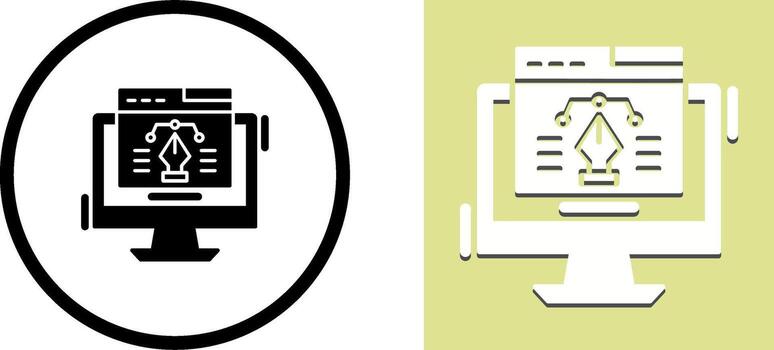 Web Design Icon Design vector