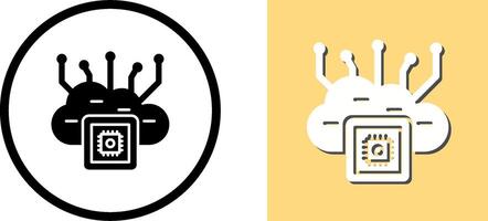 Cloud Computing Icon Design vector