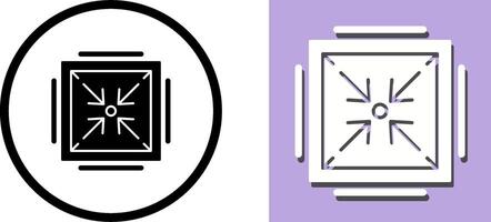 Minimize Icon Design vector