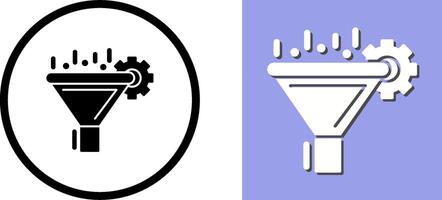 Filtering Icon Design vector