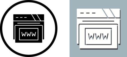 Www Icon Design vector