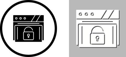 Padlock Icon Design vector