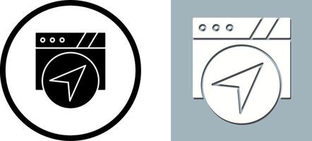 Navigation Icon Design vector