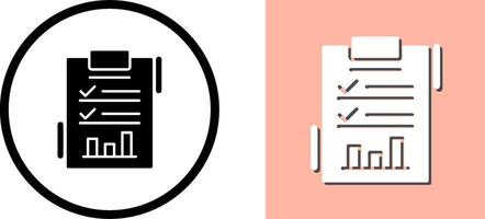 Report List Icon Design vector