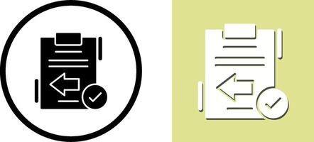 Return Icon Design vector