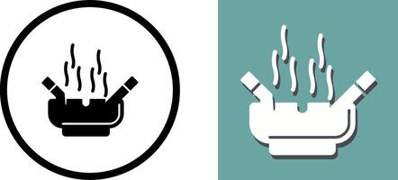 Ashtray Icon Design vector