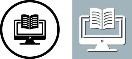 Digital Learning Icon Design vector