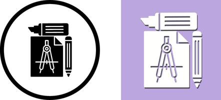 Study Tools Icon Design vector
