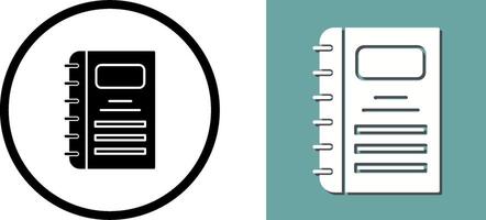 Notebook Icon Design vector