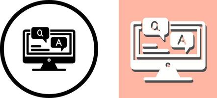 Faq Icon Design vector