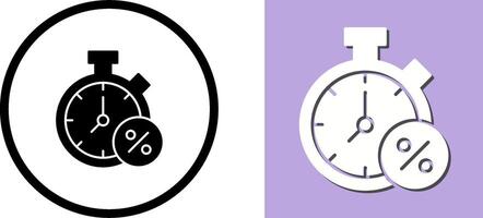 Timer Icon Design vector