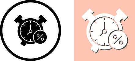 Alarm Clock Icon Design vector