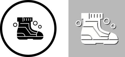 Ski Boots Icon Design vector