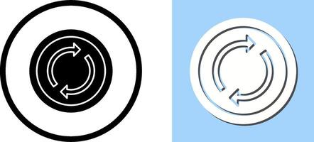 Loop Icon Design vector